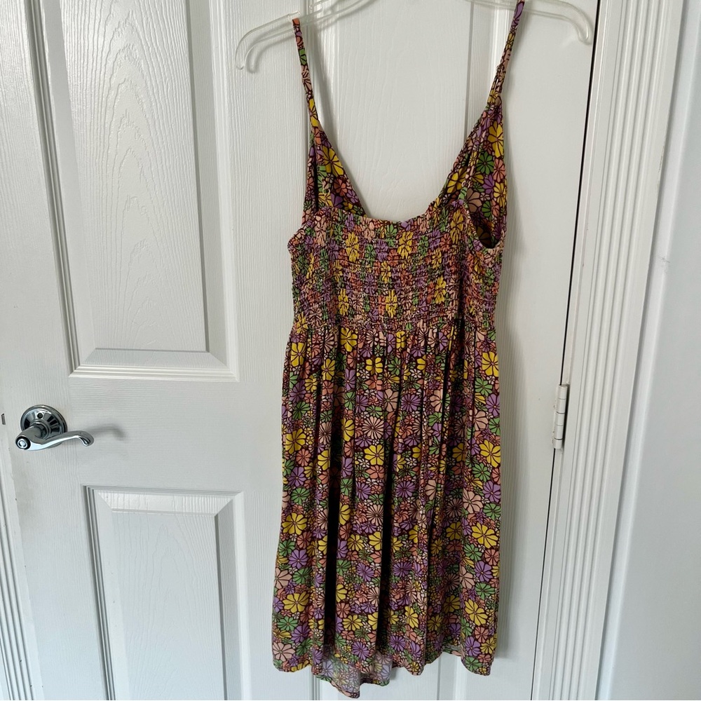 ROXY Evening Glow Again Floral Sleeveless Dress-Root Beer | XL - Picture 3 of 10